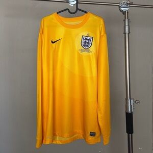 Nike England 2012-2013 Joe Hart Goalkeeper Football Long-sleeve Shirt Away